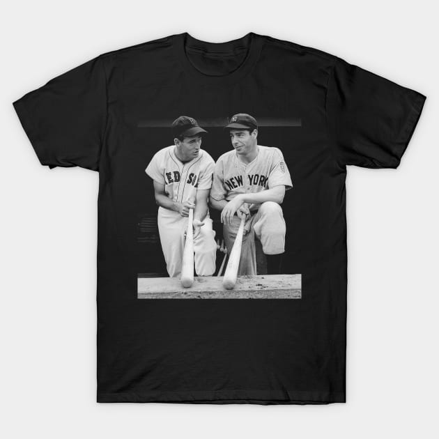 Ted Williams joe dimaggio T-Shirt by Fabulous Fresh Fashions